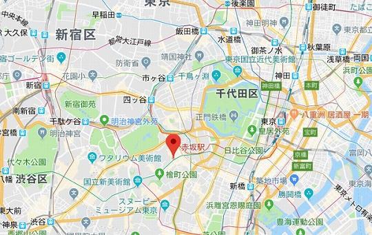 赤坂と六本木も、隣同士