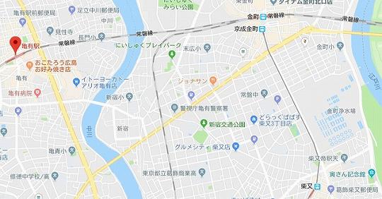 亀有（かめあり）　下町情緒が伝わった町
