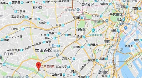 二子玉川　緑の多いお洒落タウン