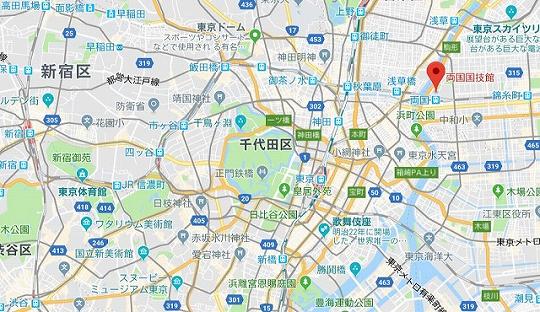 国技館(こくぎかん) 昔は蔵前にあったね