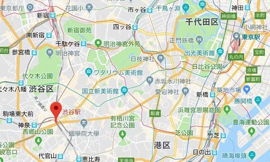 渋谷駅は、ホントに谷底にある