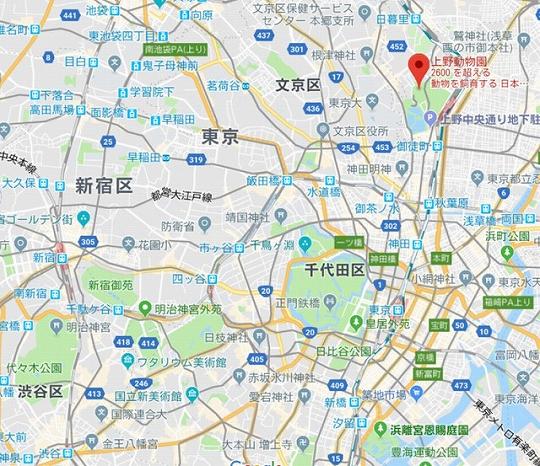 上野恩賜動物園（上野動物園）